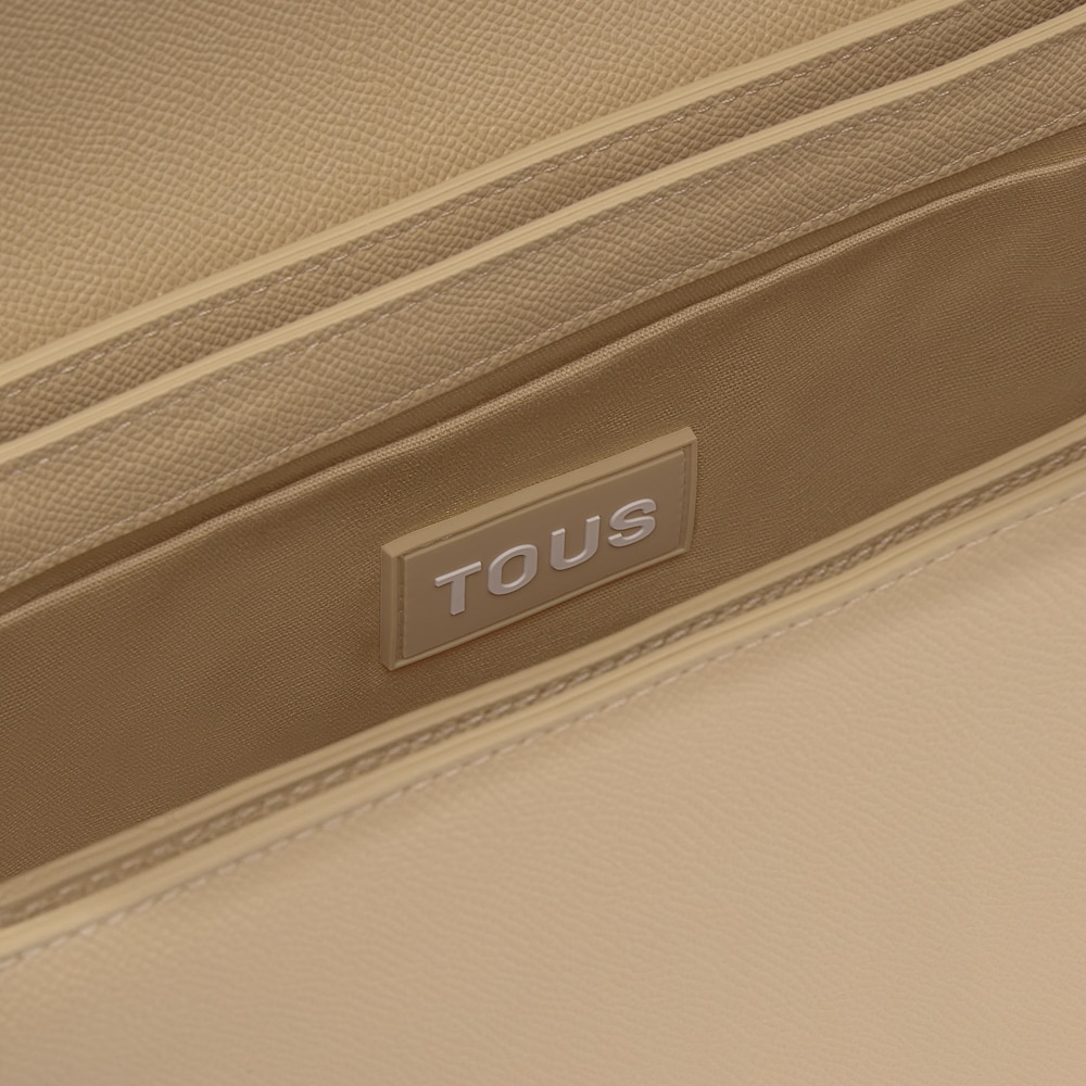 Mala de tiracolo m&eacute;dia areia TOUS Brenda