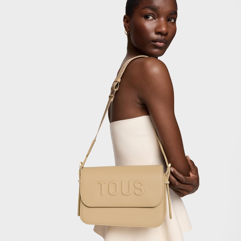 Medium sand-colored Crossbody bag TOUS Brenda image number 3