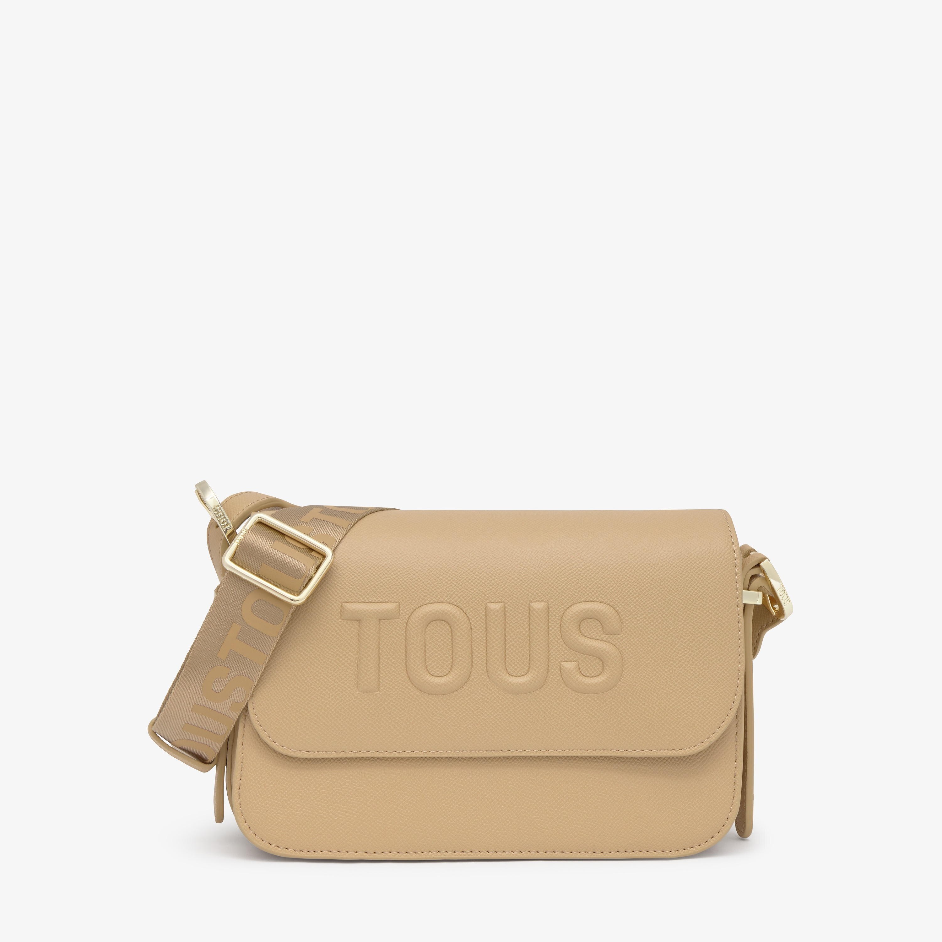 Medium sand-colored Crossbody bag TOUS Brenda | TOUS
