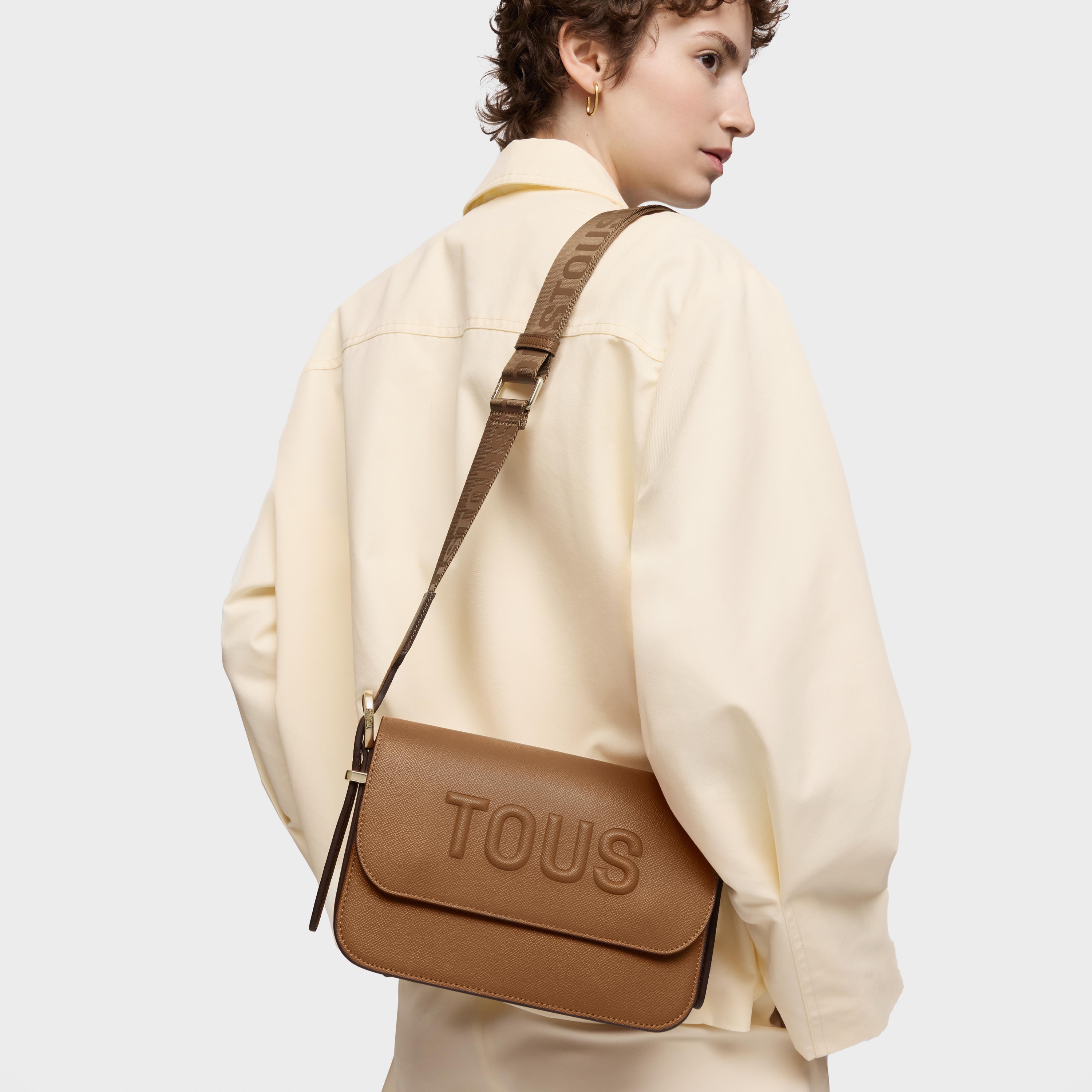 Medium camel-colored Crossbody bag TOUS Brenda