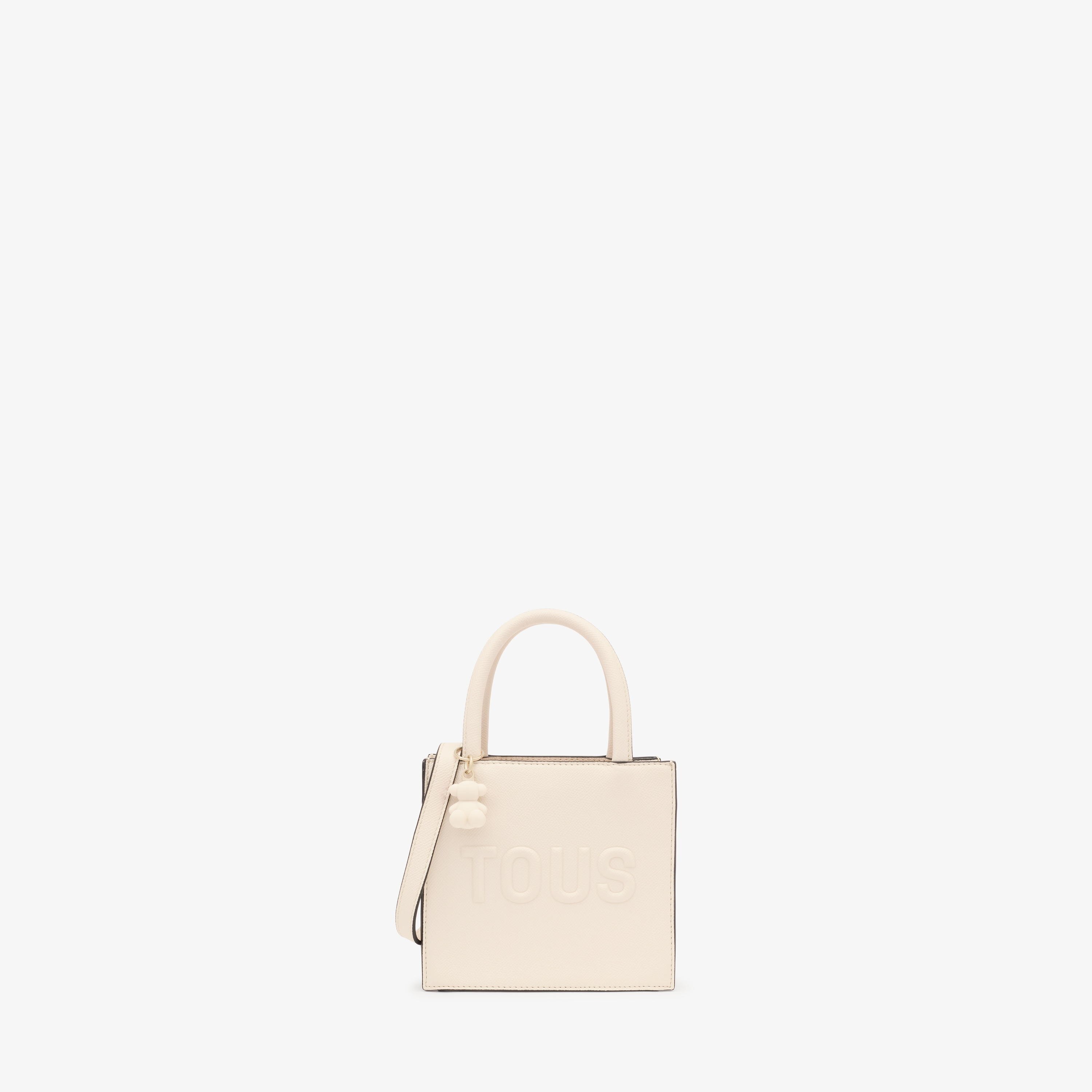 Beige Cube Minibag TOUS Brenda