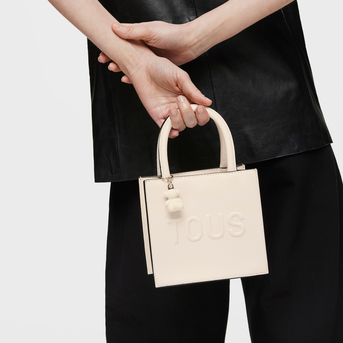 Beige Cube Minibag TOUS Brenda