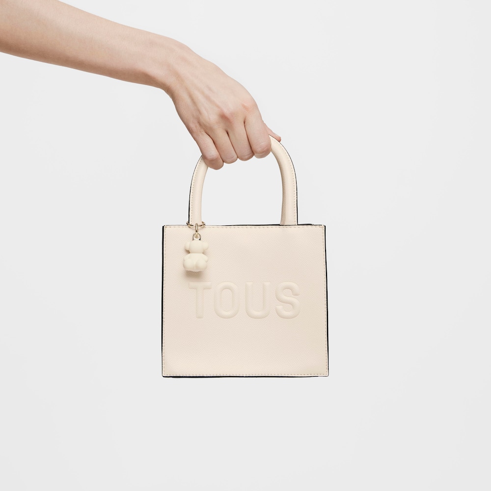 Beige Cube Minibag TOUS Brenda