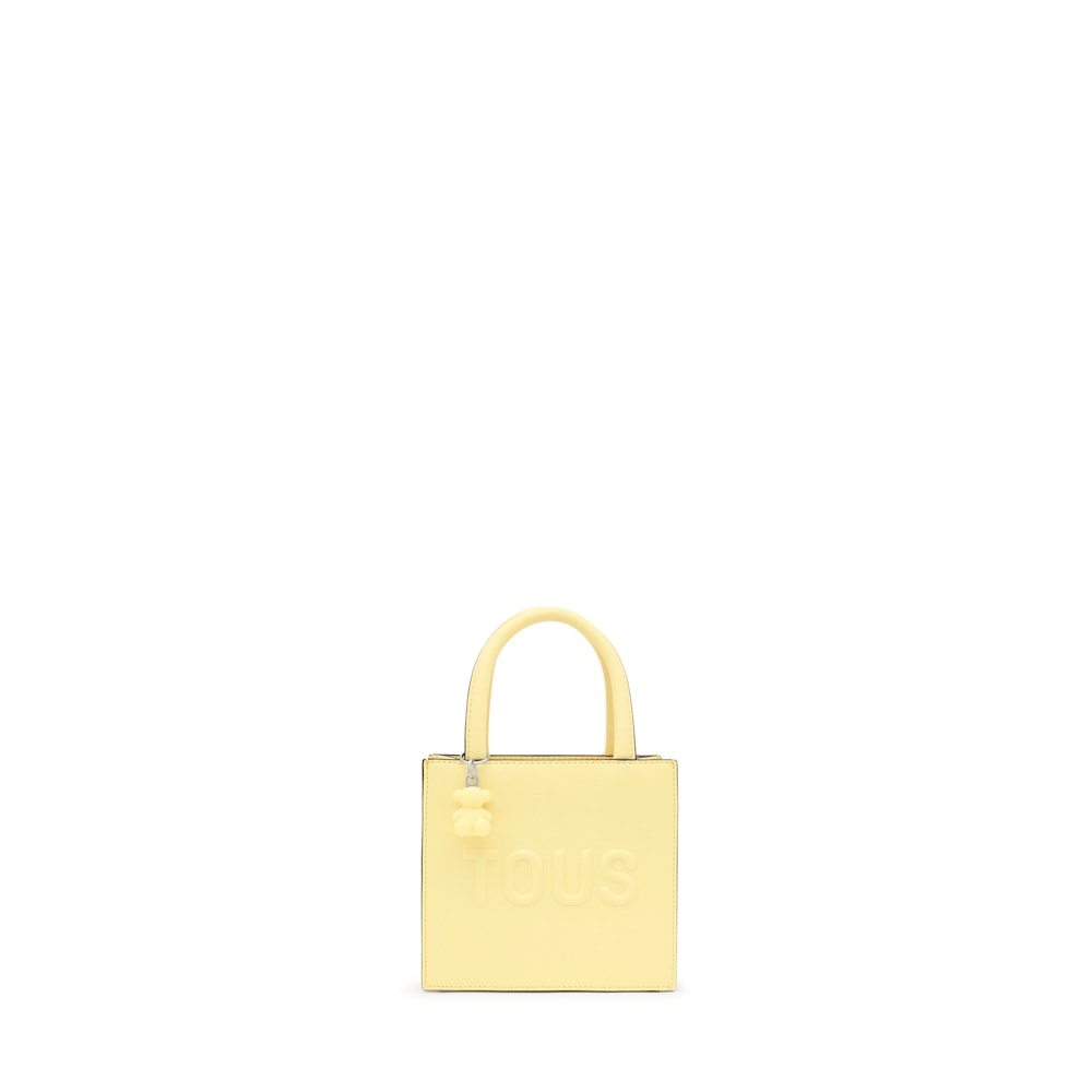 Light yellow Cube Minibag TOUS Brenda