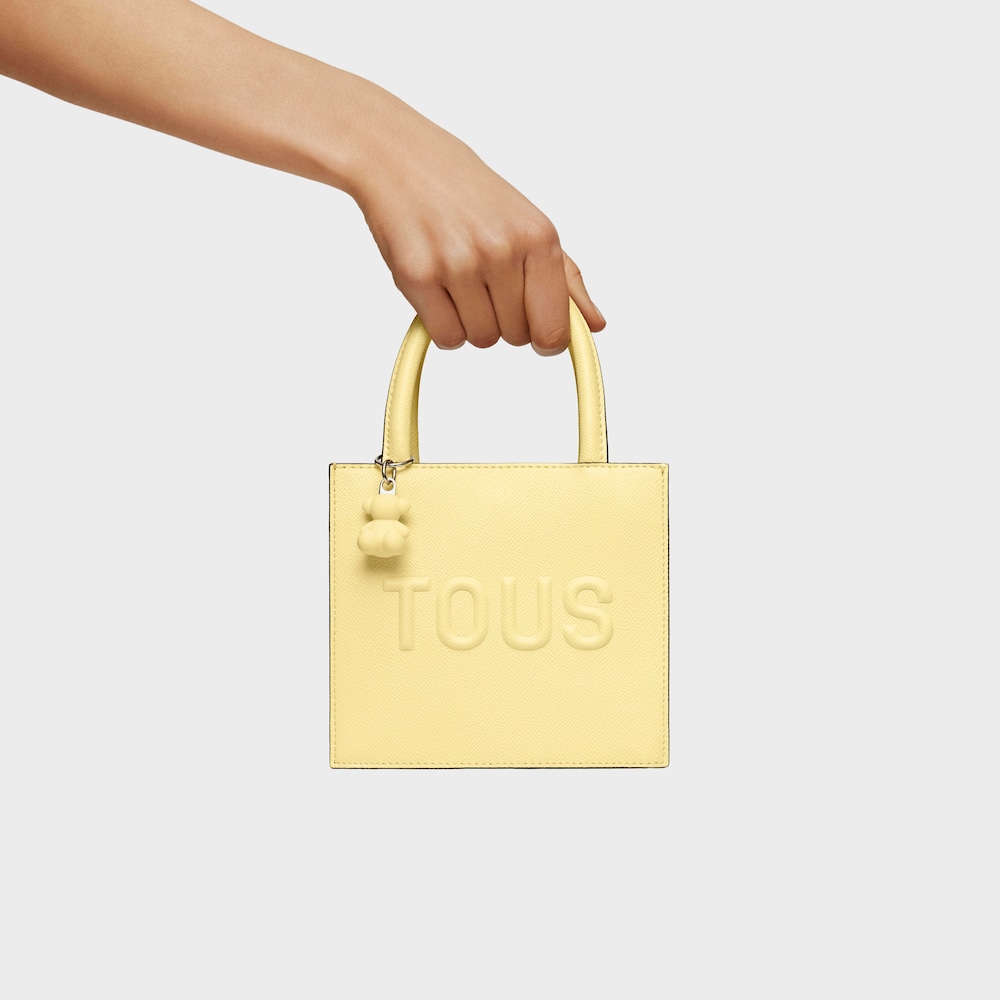 Bolsa mini cube amarillo claro TOUS Brenda