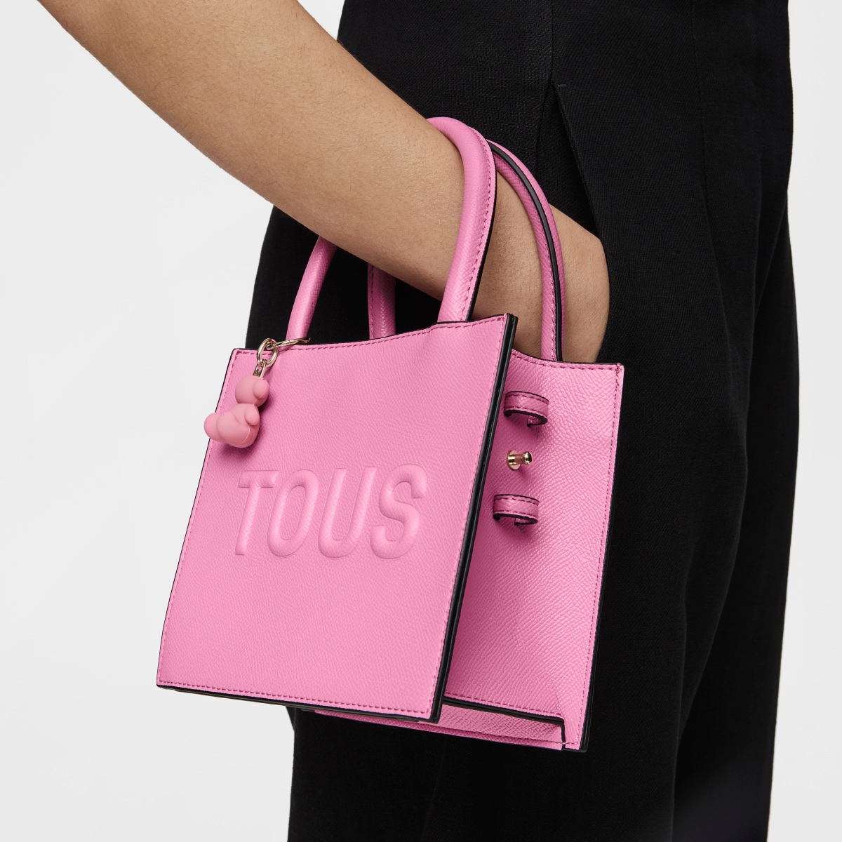 Dark pink Cube Minibag TOUS Brenda