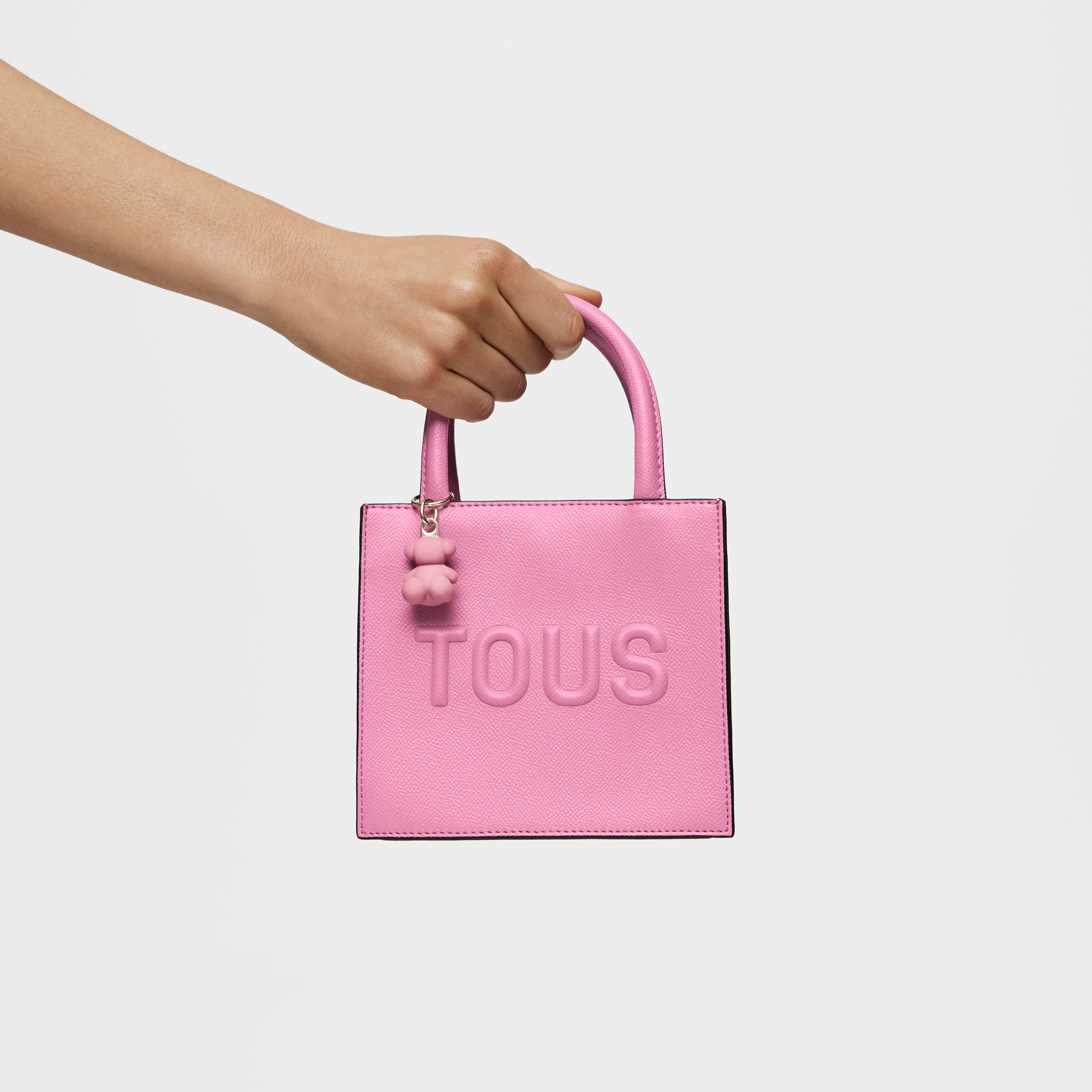 Dark pink Cube Minibag TOUS Brenda