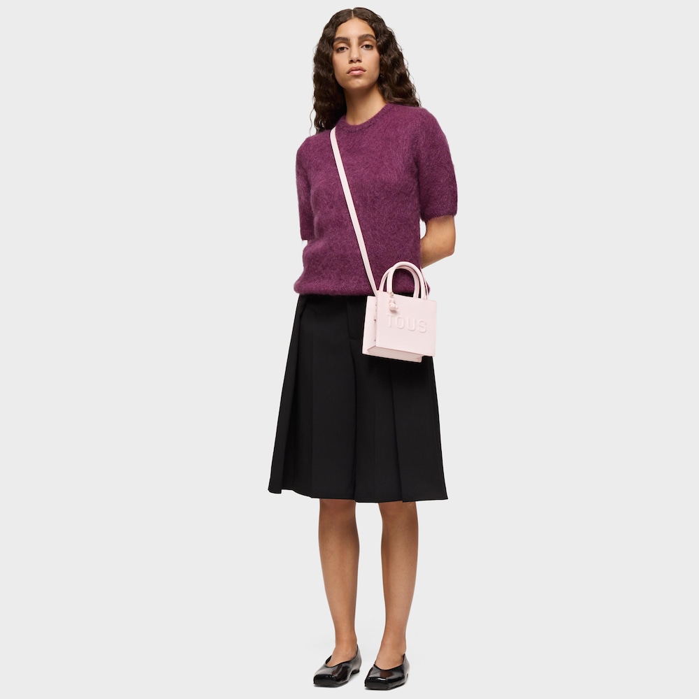 Bolsa mini cube rosa claro TOUS Brenda