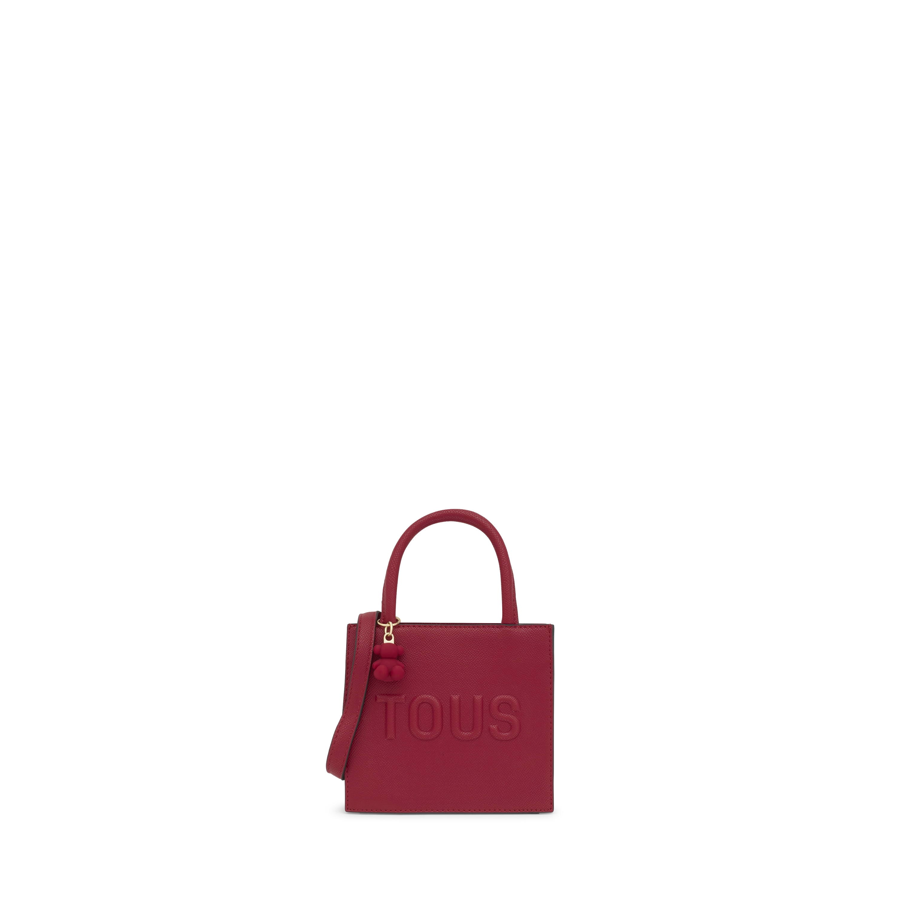 Maroon mini cube Bag TOUS Brenda