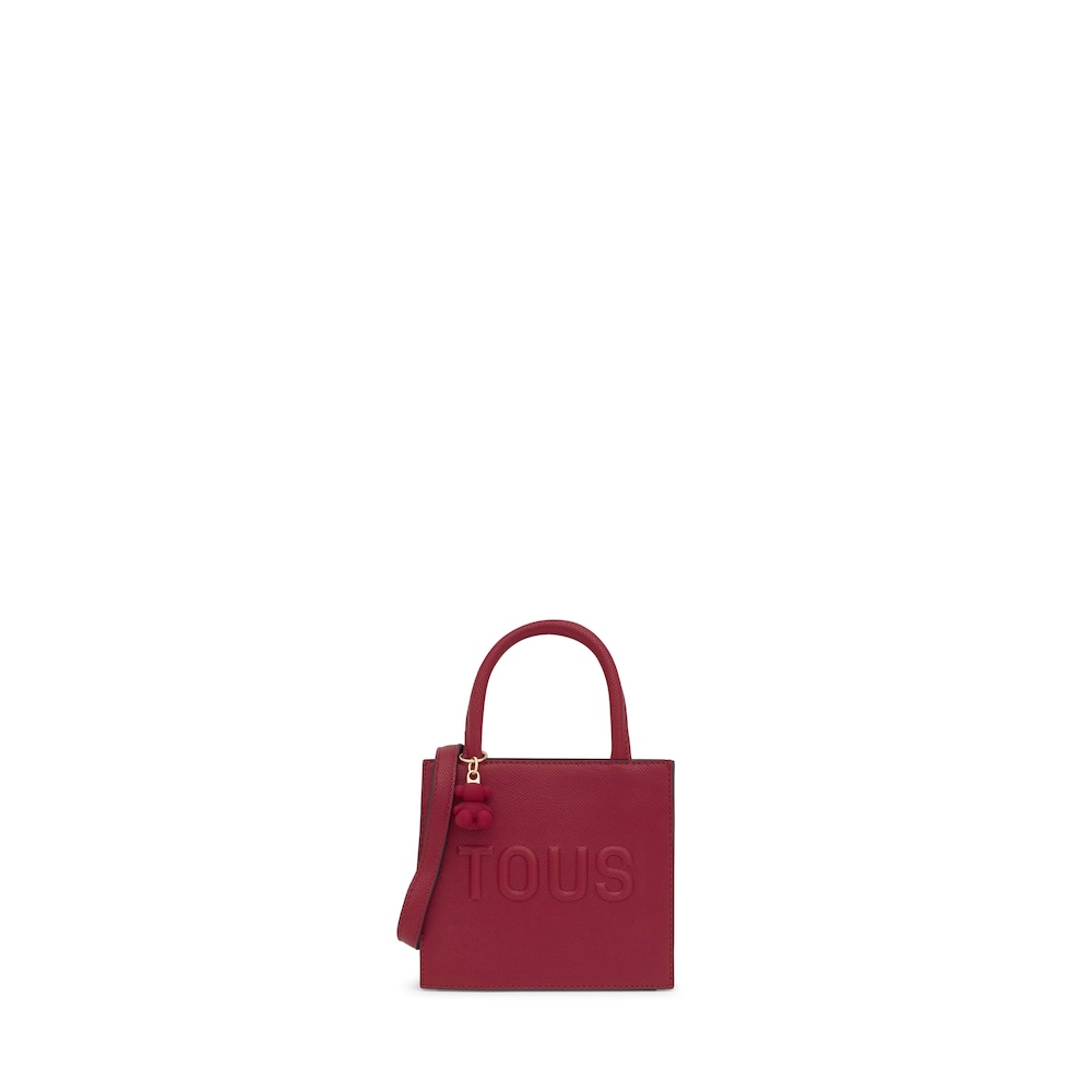 Maroon mini cube Bag TOUS Brenda