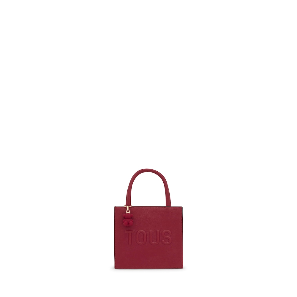 Maroon mini cube Bag TOUS Brenda