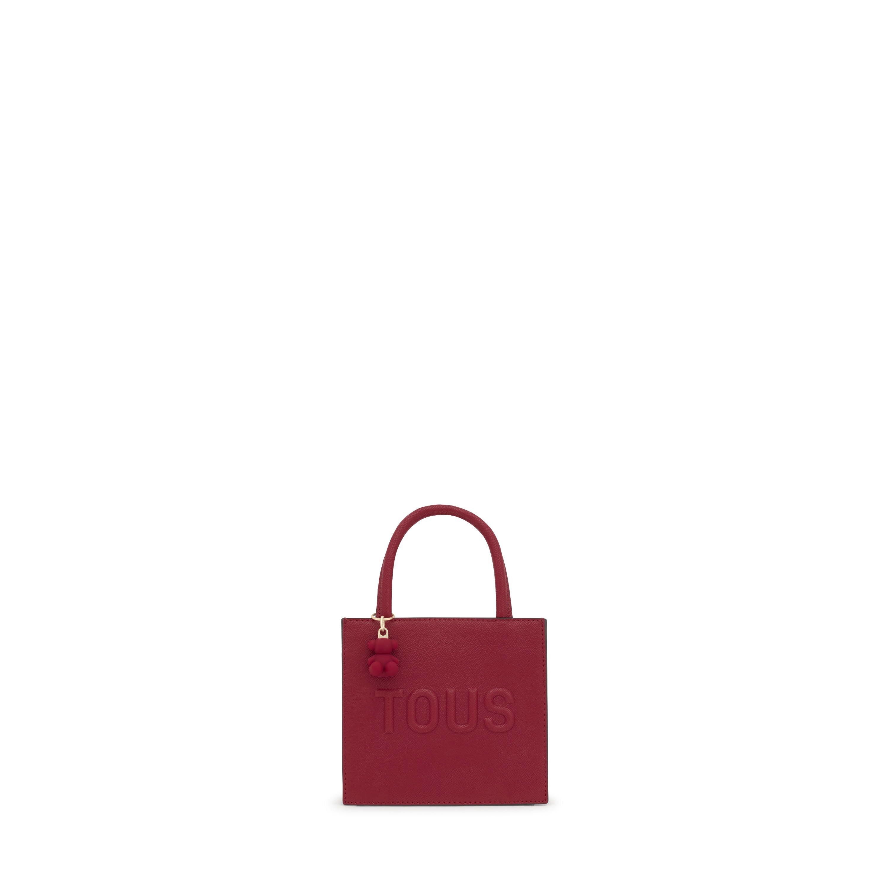 Maroon mini cube Bag TOUS Brenda