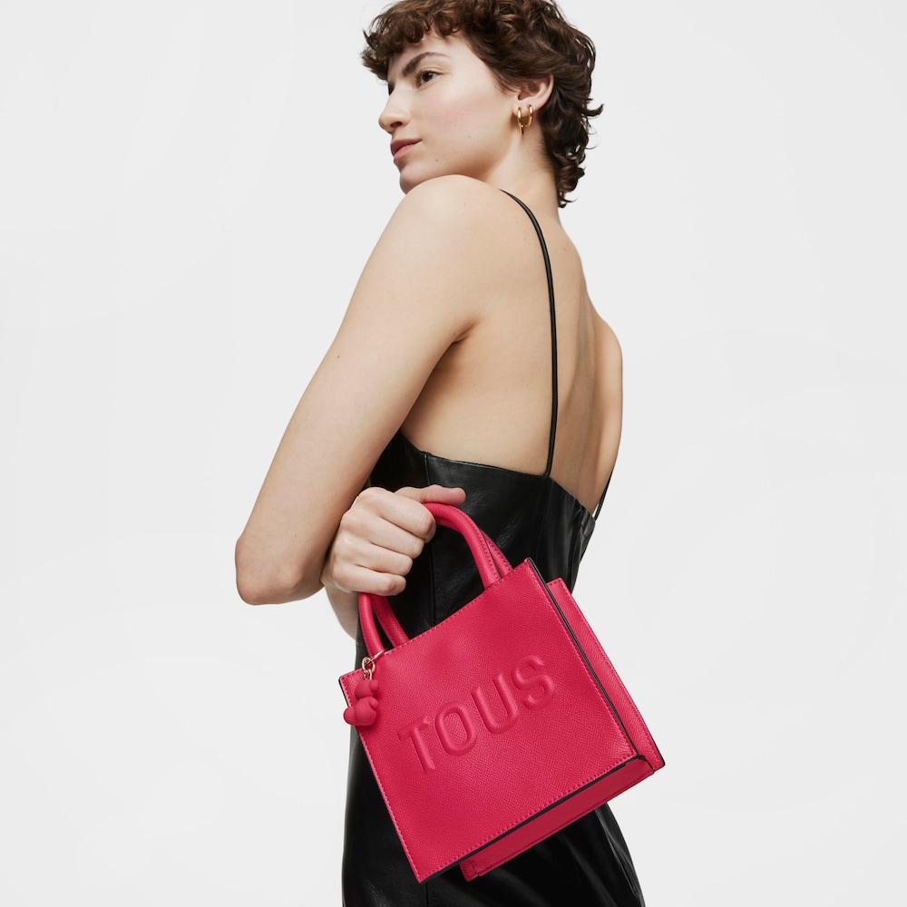 Bolso mini cube fucsia TOUS Brenda image number 4