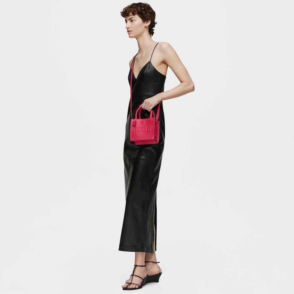 Bolso mini cube fucsia TOUS Brenda image number 5