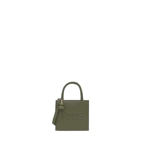 Khaki mini cube Bag TOUS Brenda