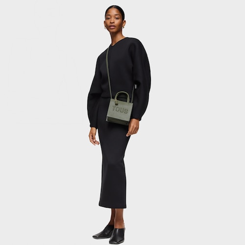 Bolso mini cube caqui TOUS Brenda