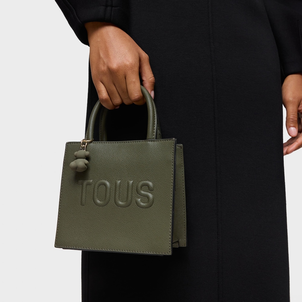 Khaki mini cube Bag TOUS Brenda