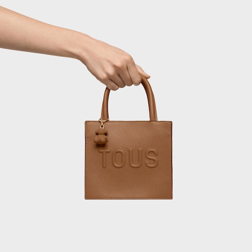 Bolso mini cube camel TOUS Brenda