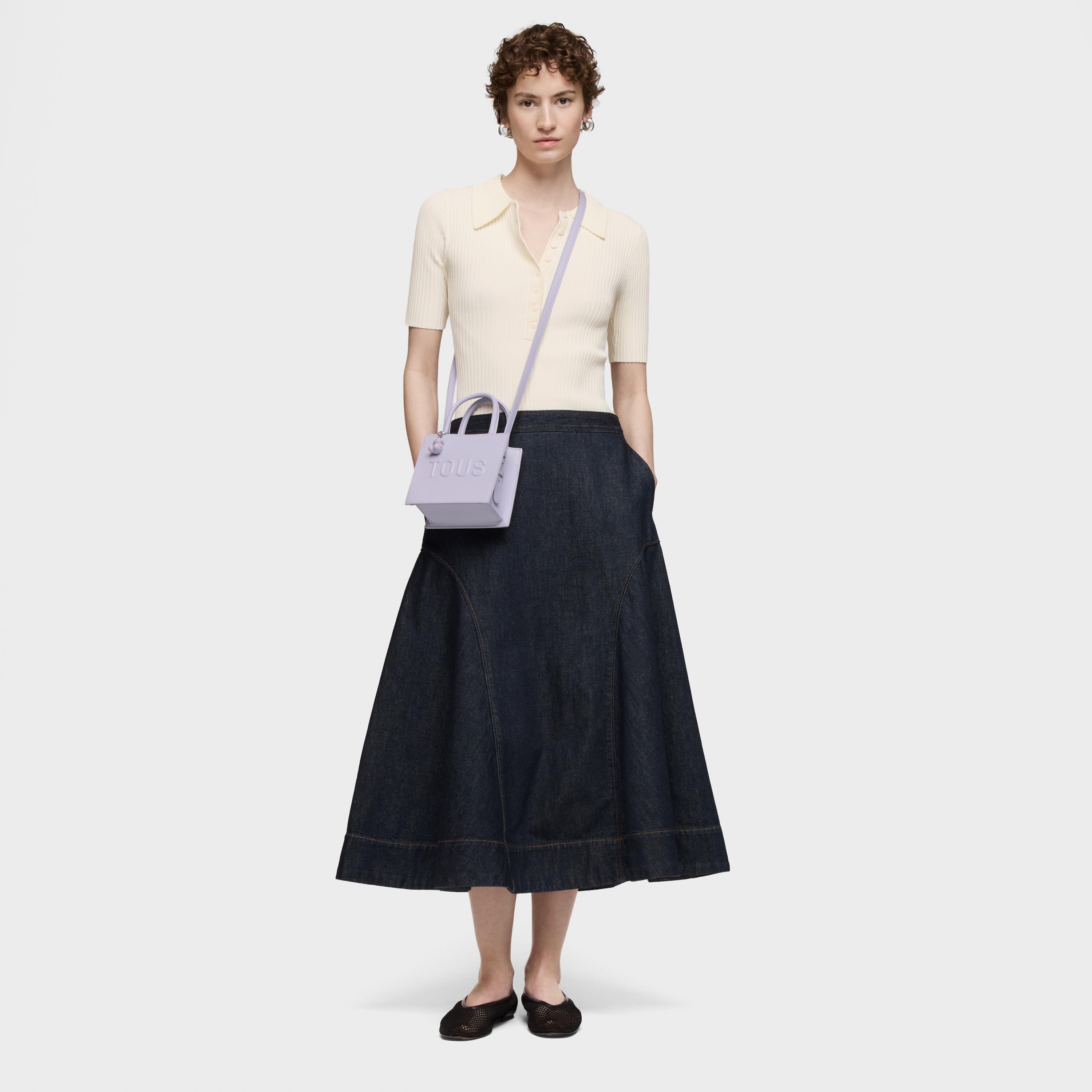 Mauve Cube minibag TOUS Brenda