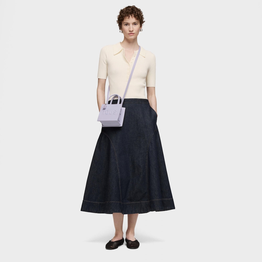 Mini borsa color malva Cube TOUS Brenda
