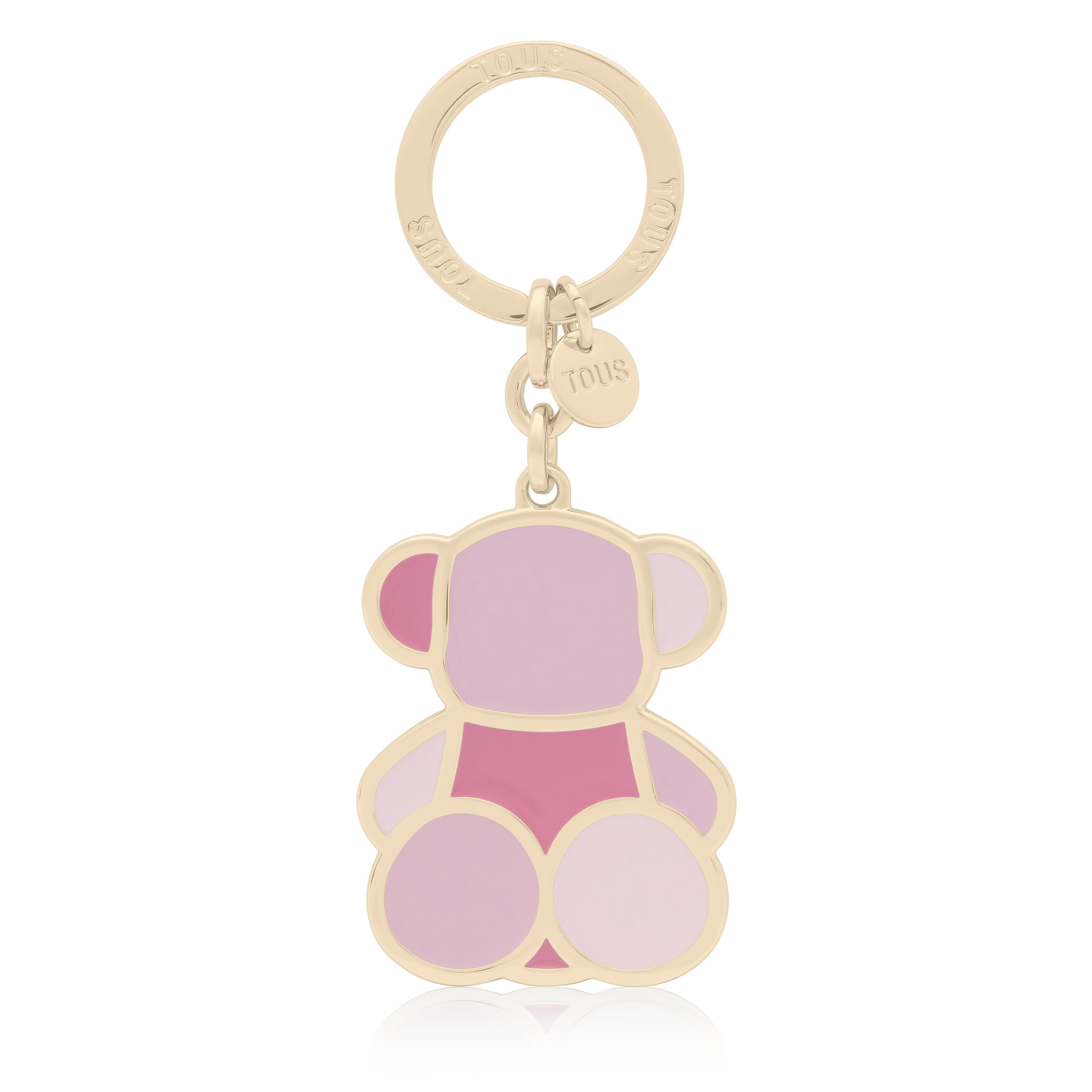 Pink Key ring TOUS Bear Faceted