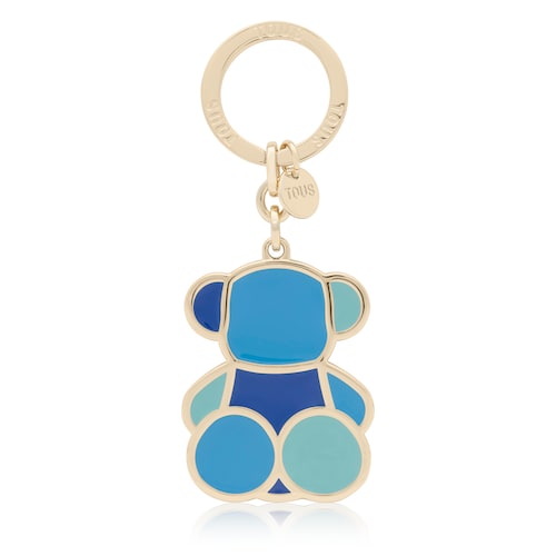 Blue Key ring TOUS Bear Faceted