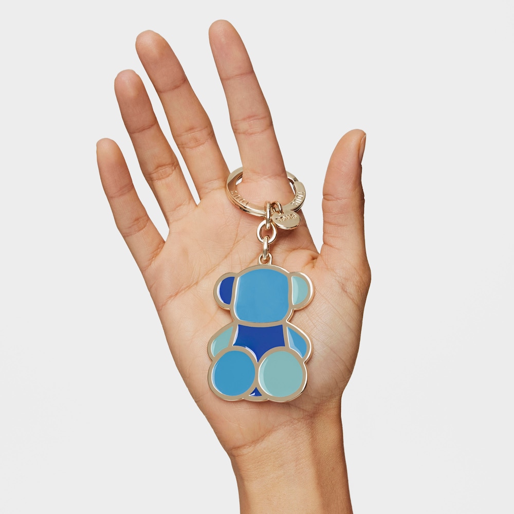 Blue Key ring TOUS Bear Faceted