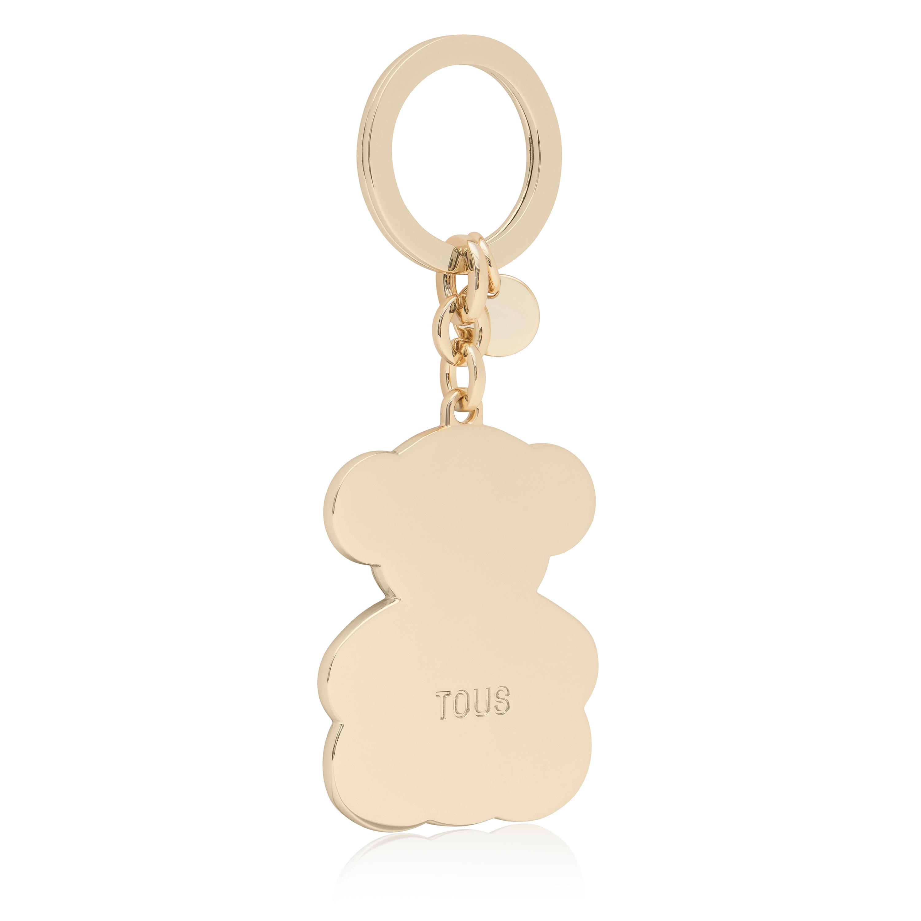 Green Key ring TOUS Bear Faceted