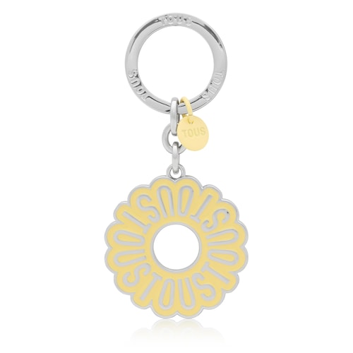 Llavero amarillo TOUS Circle Logo