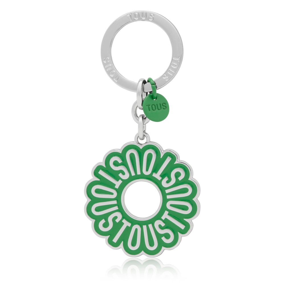 Llavero verde TOUS Circle Logo image number 0
