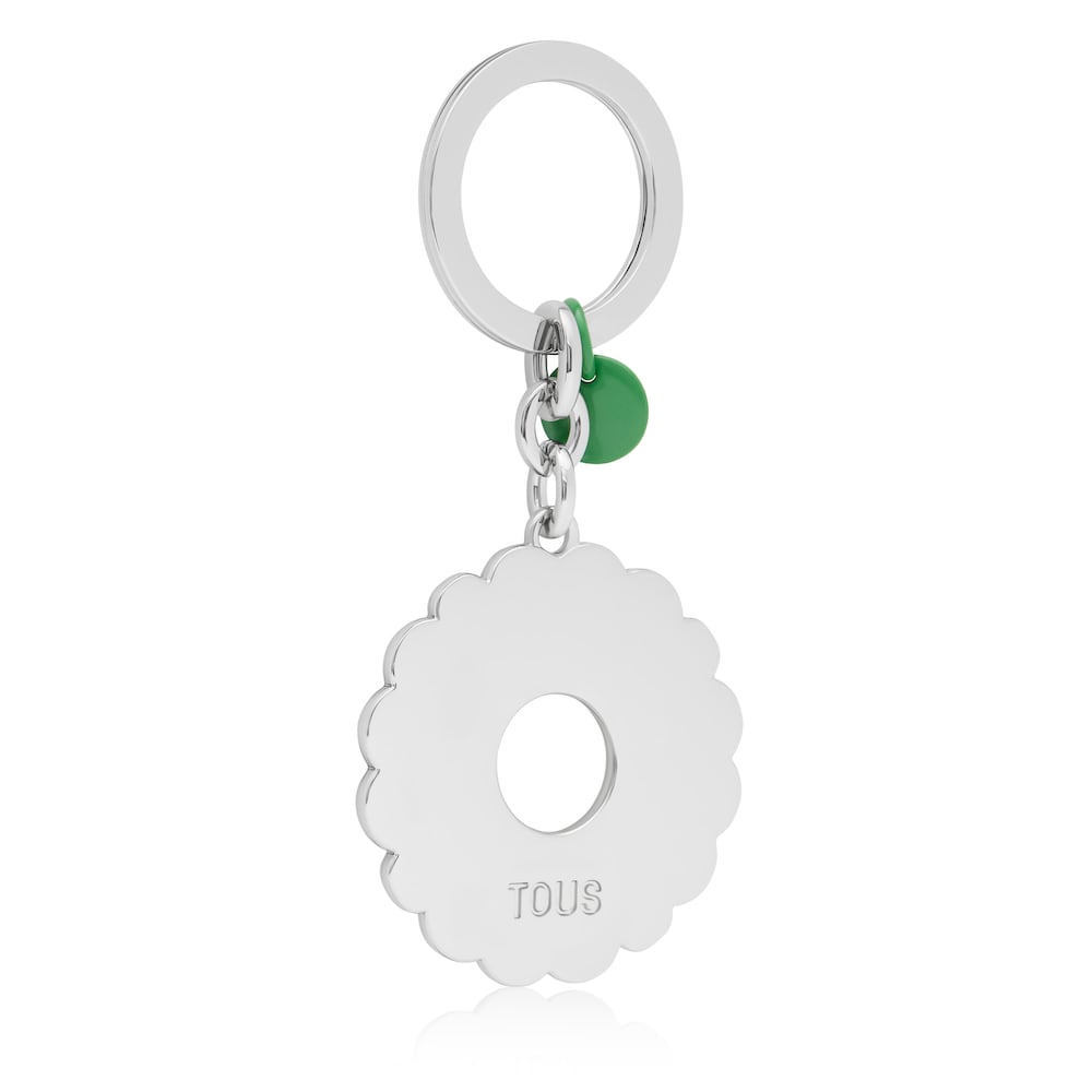 Llavero verde TOUS Circle Logo