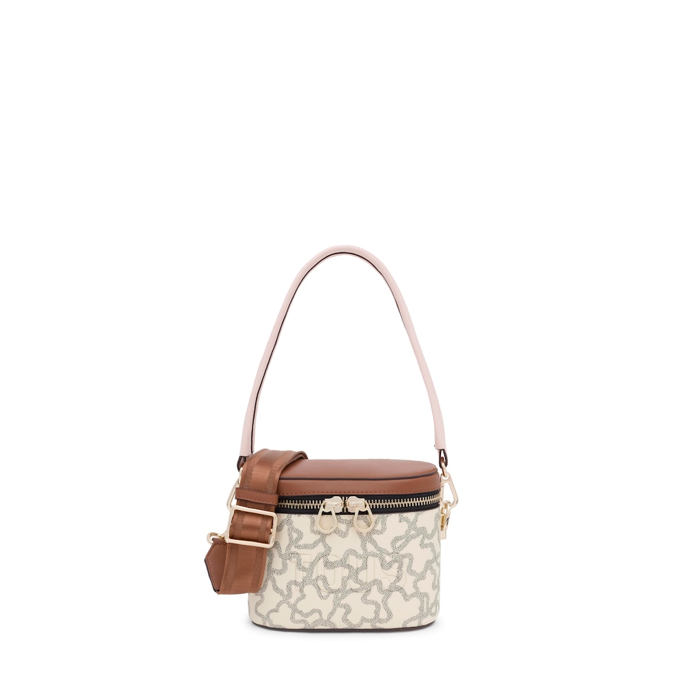 Bolso de mano bandolera beige Kaos Icon