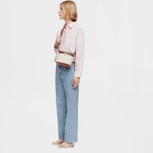 Kaos Icon beige Crossbody Clutch bag