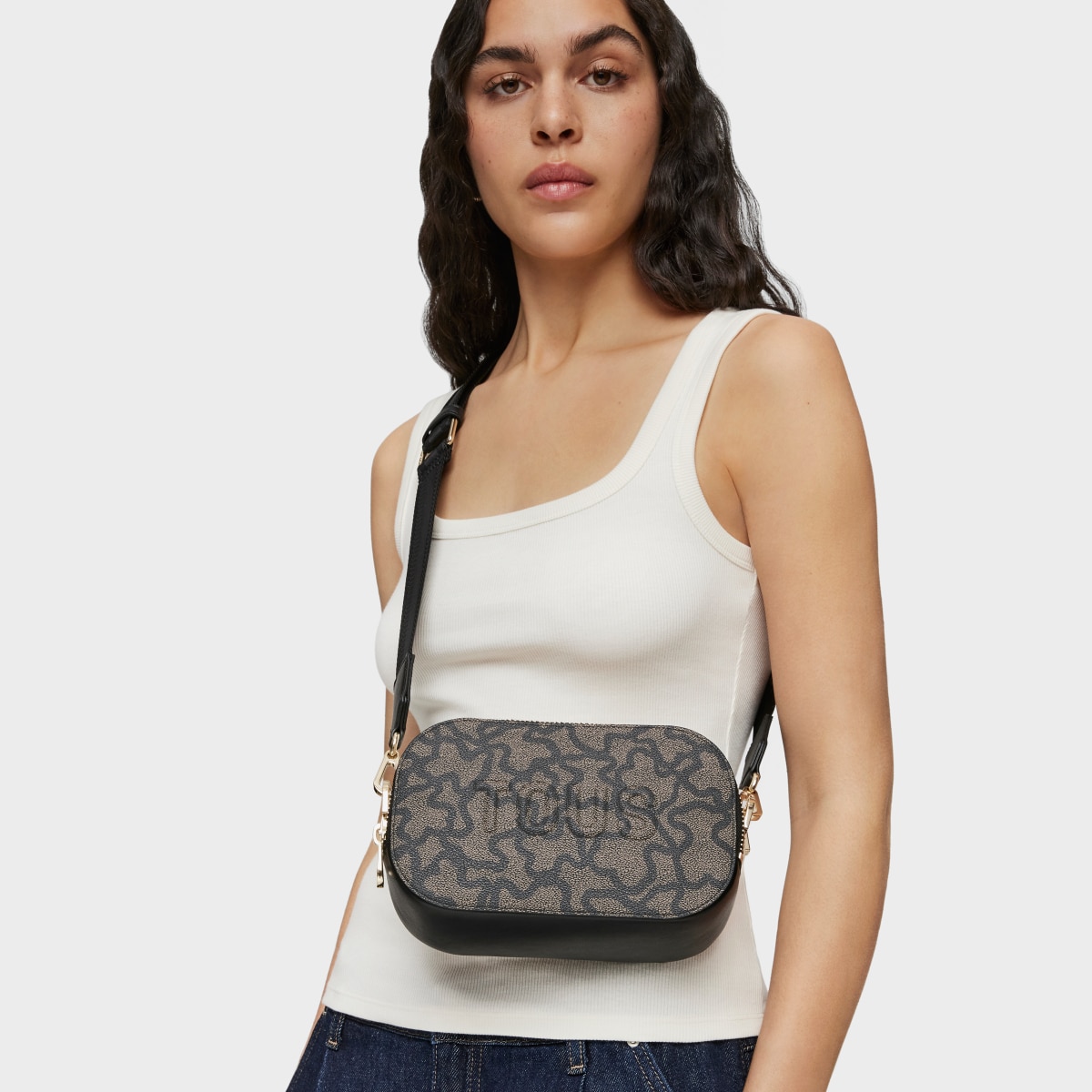 Kaos Icon black Crossbody Reporter bag