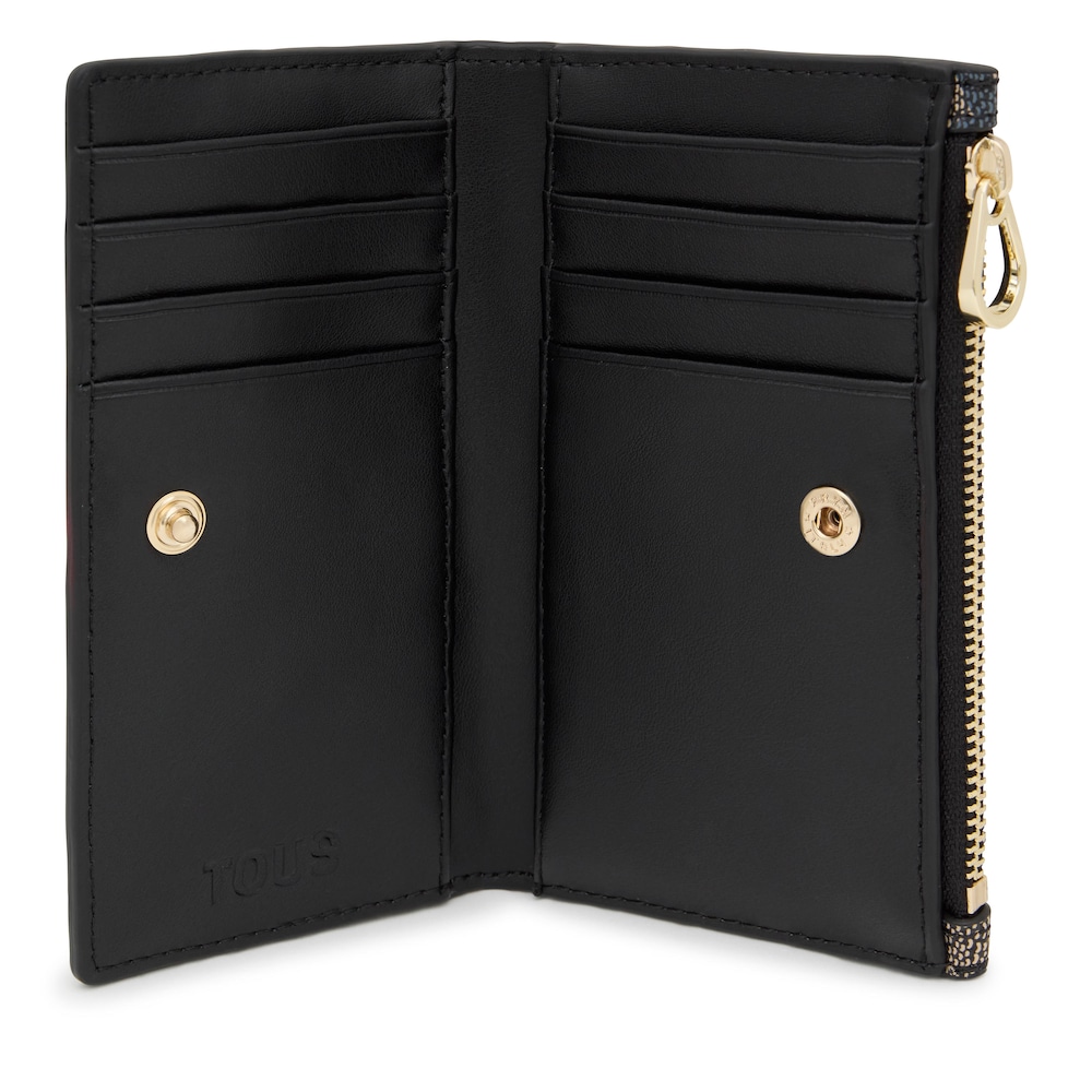 Kaos Icon black flat Wallet