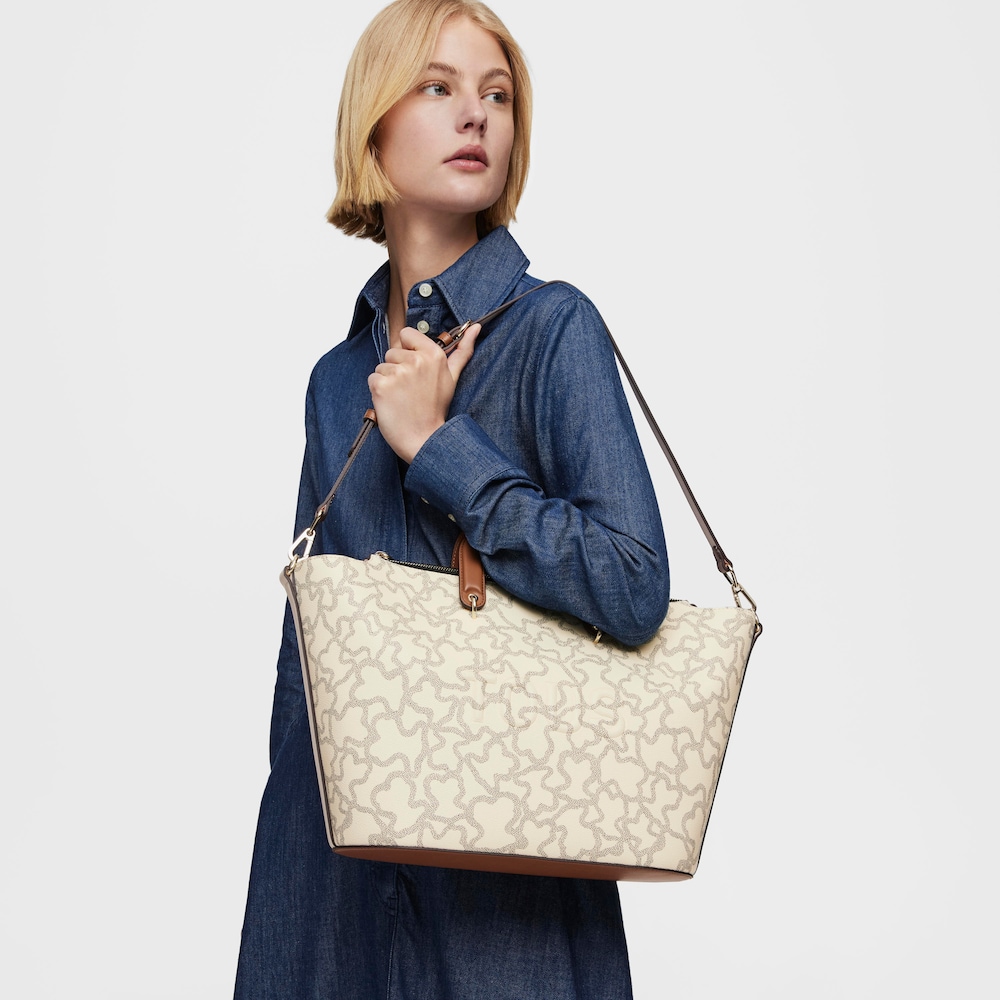 Kaos Icon large beige Tote bag