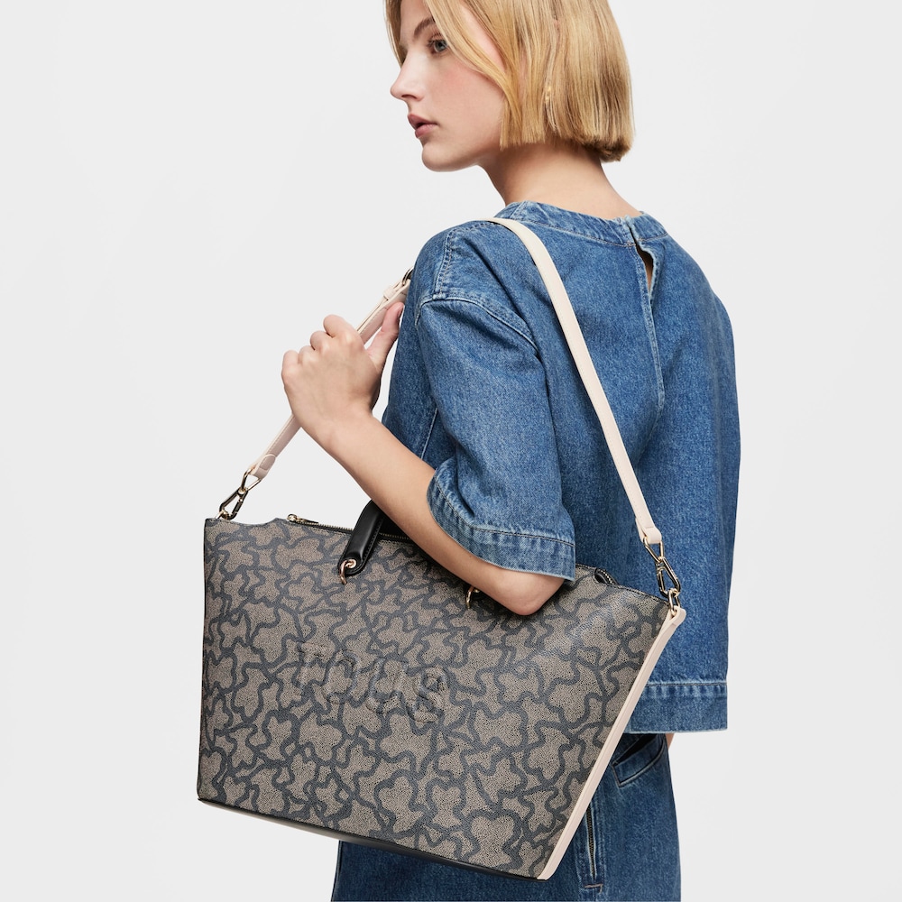Kaos Icon large black Tote bag