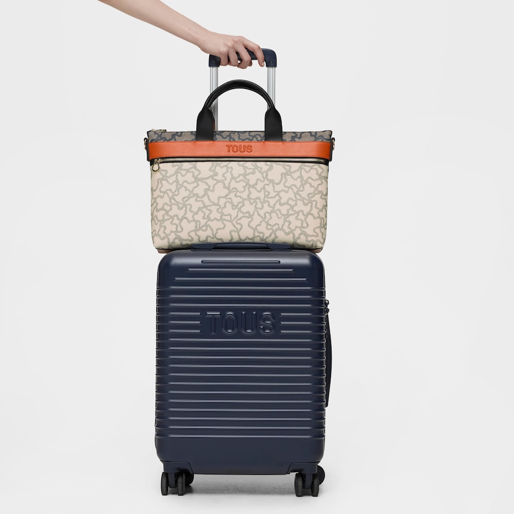 Kaos Icon beige and black Briefcase
