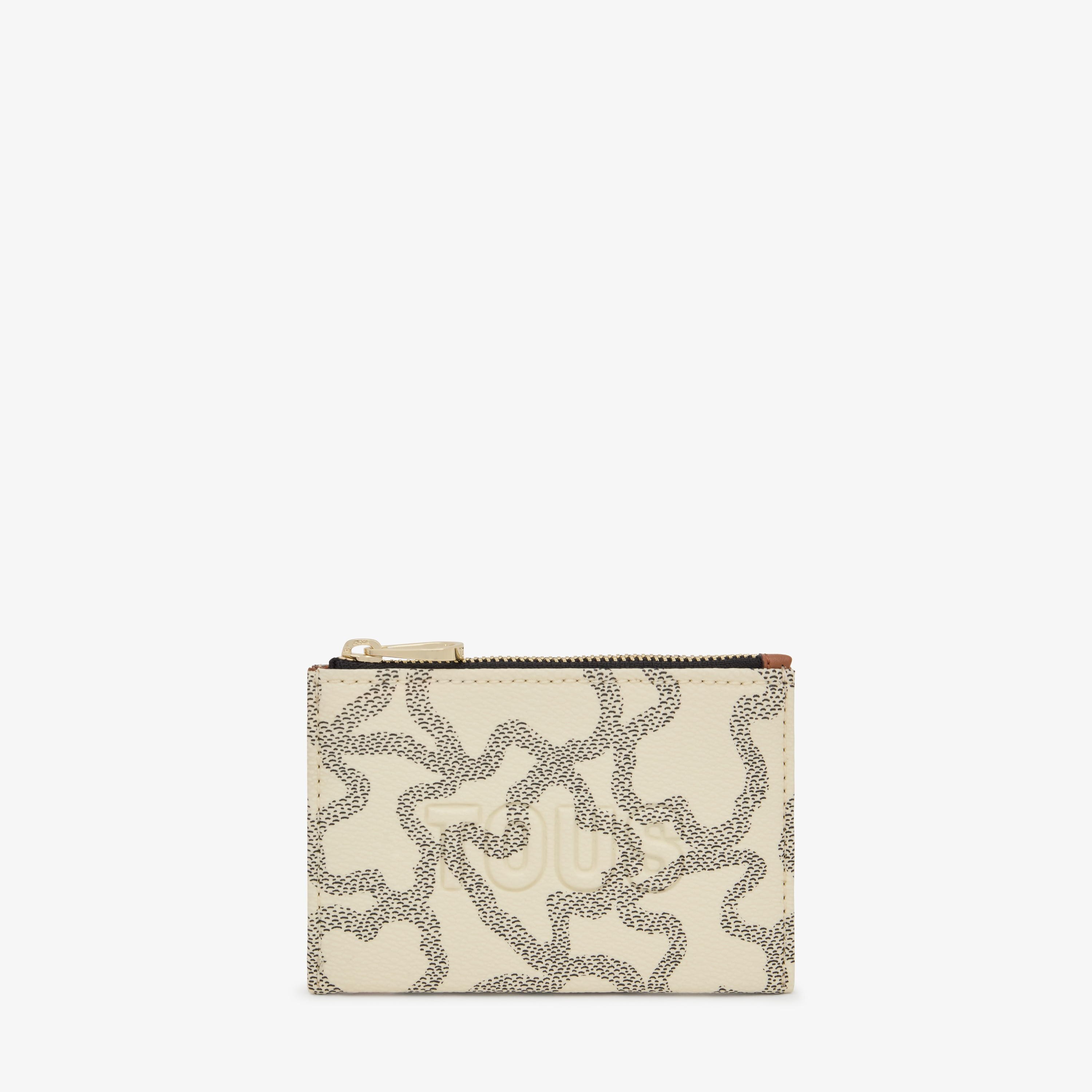 Kaos Icon beige cardholder Change Purse