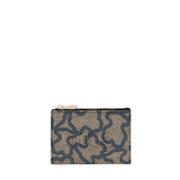 Monedero tarjetero negro Kaos Icon