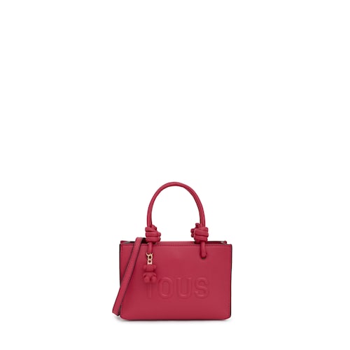 Fuchsia-colored horizontal Minibag TOUS La Rue New