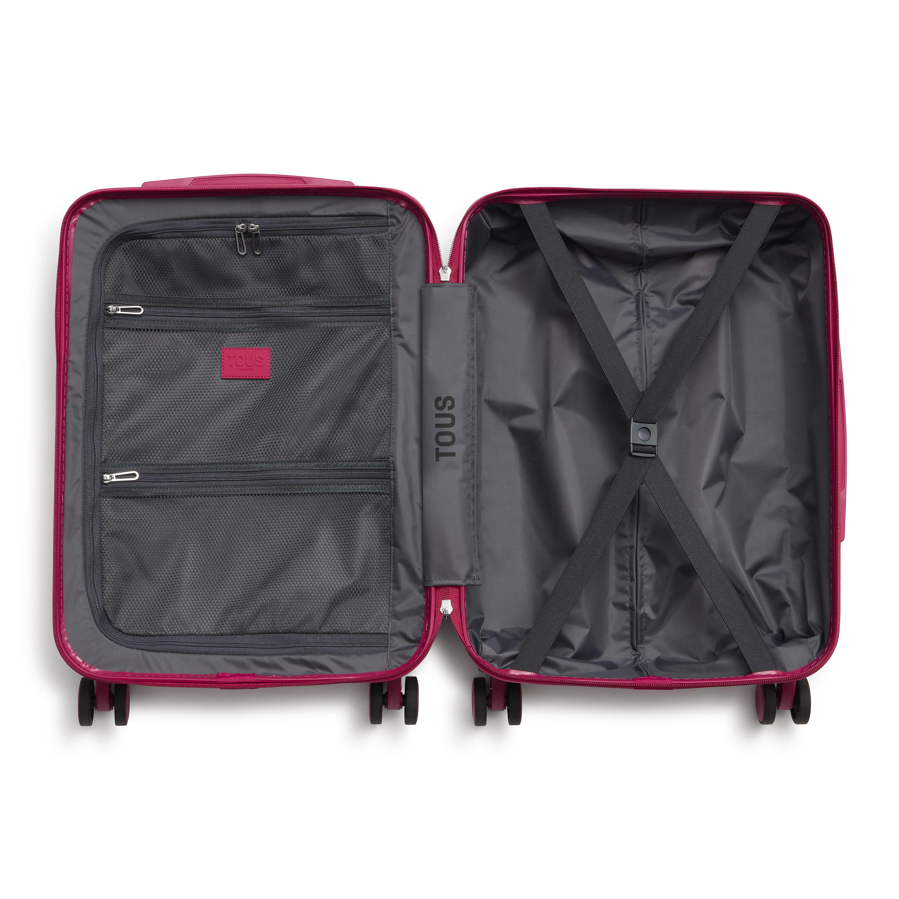 Fuchsia-colored Suitcase TOUS Travel | TOUS