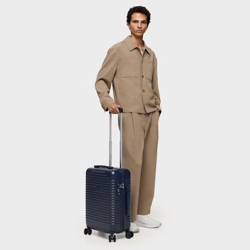 Navy blue suitcase TOUS Travel