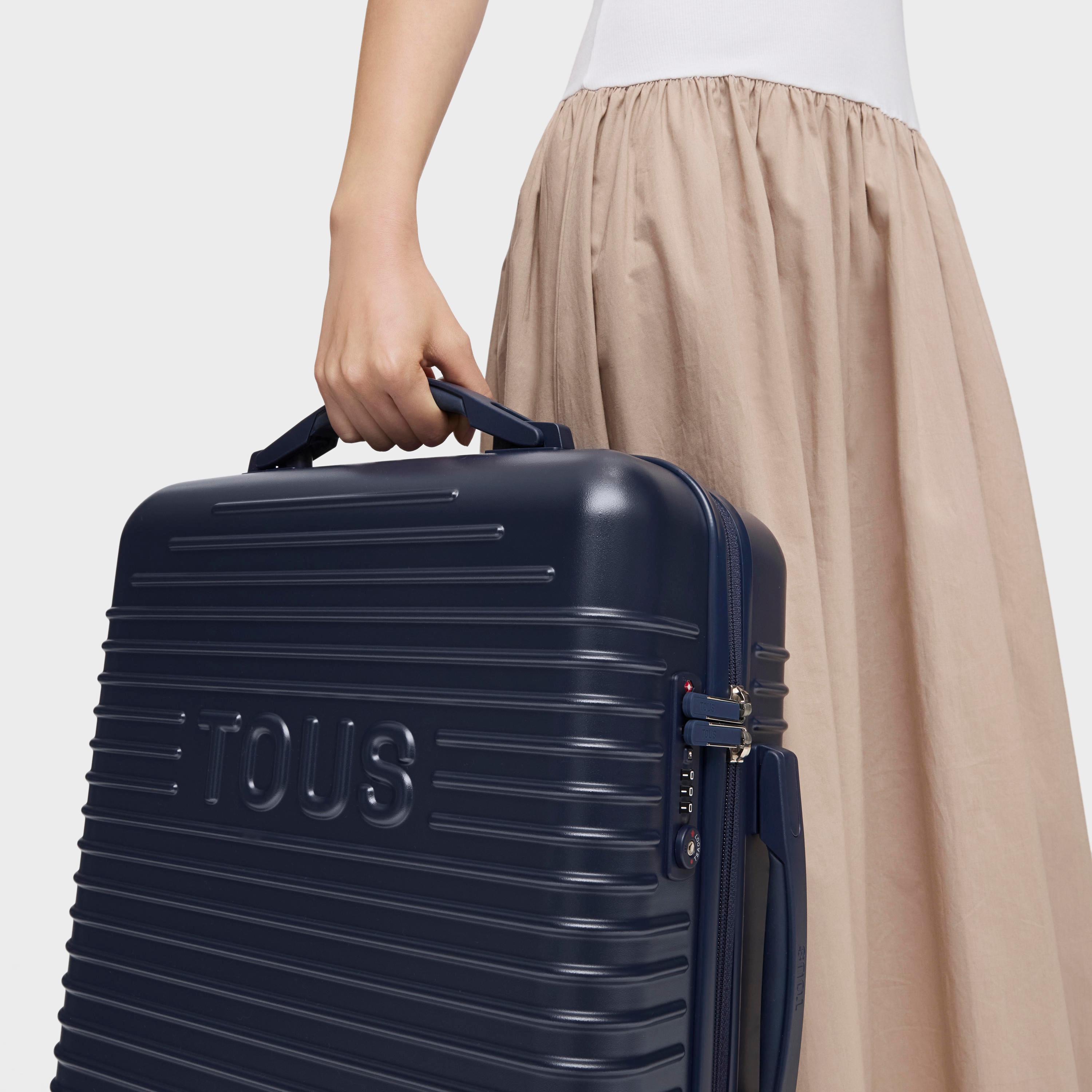 Navy blue suitcase TOUS Travel