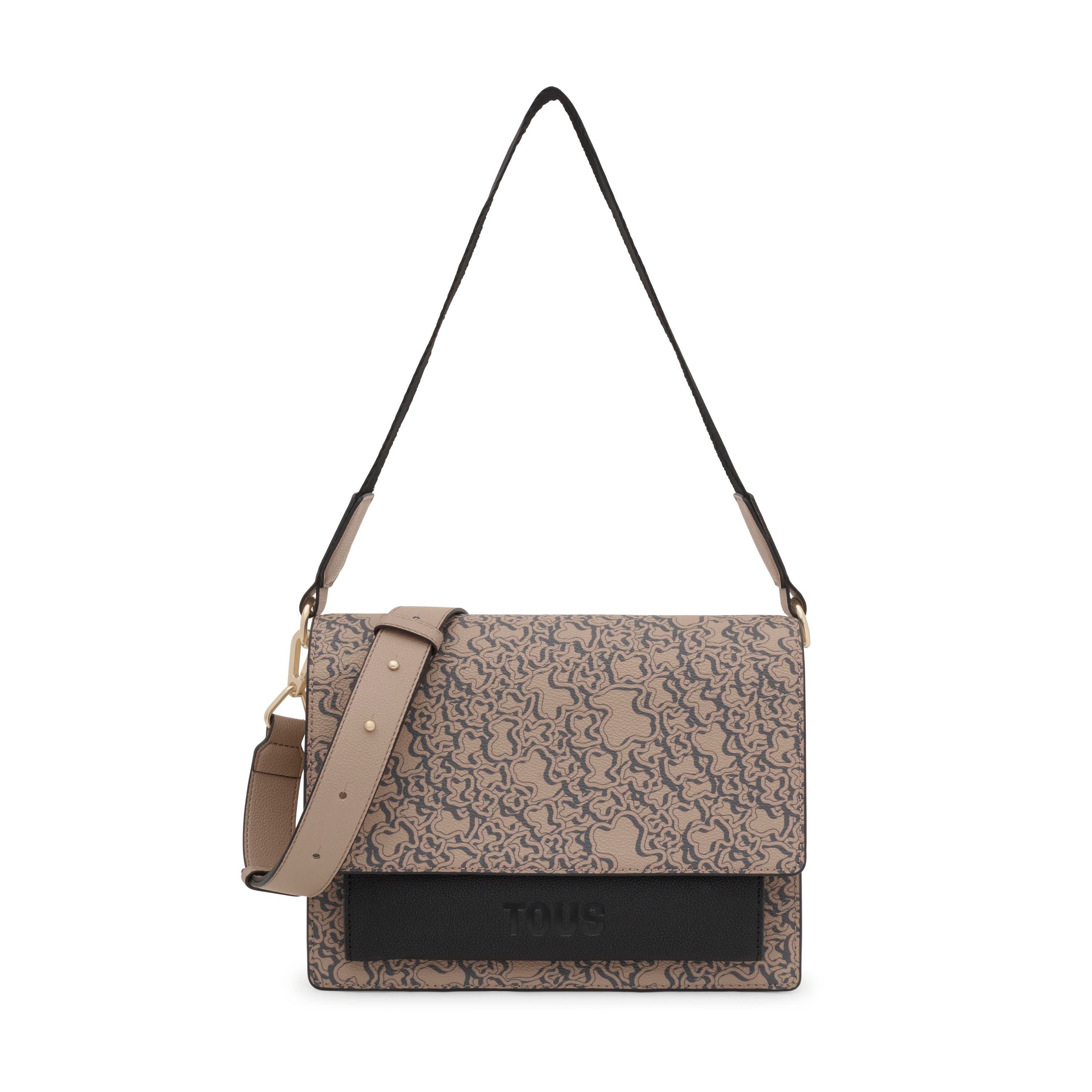 Medium taupe Audree Crossbody bag Kaos Mini Evolution New | TOUS