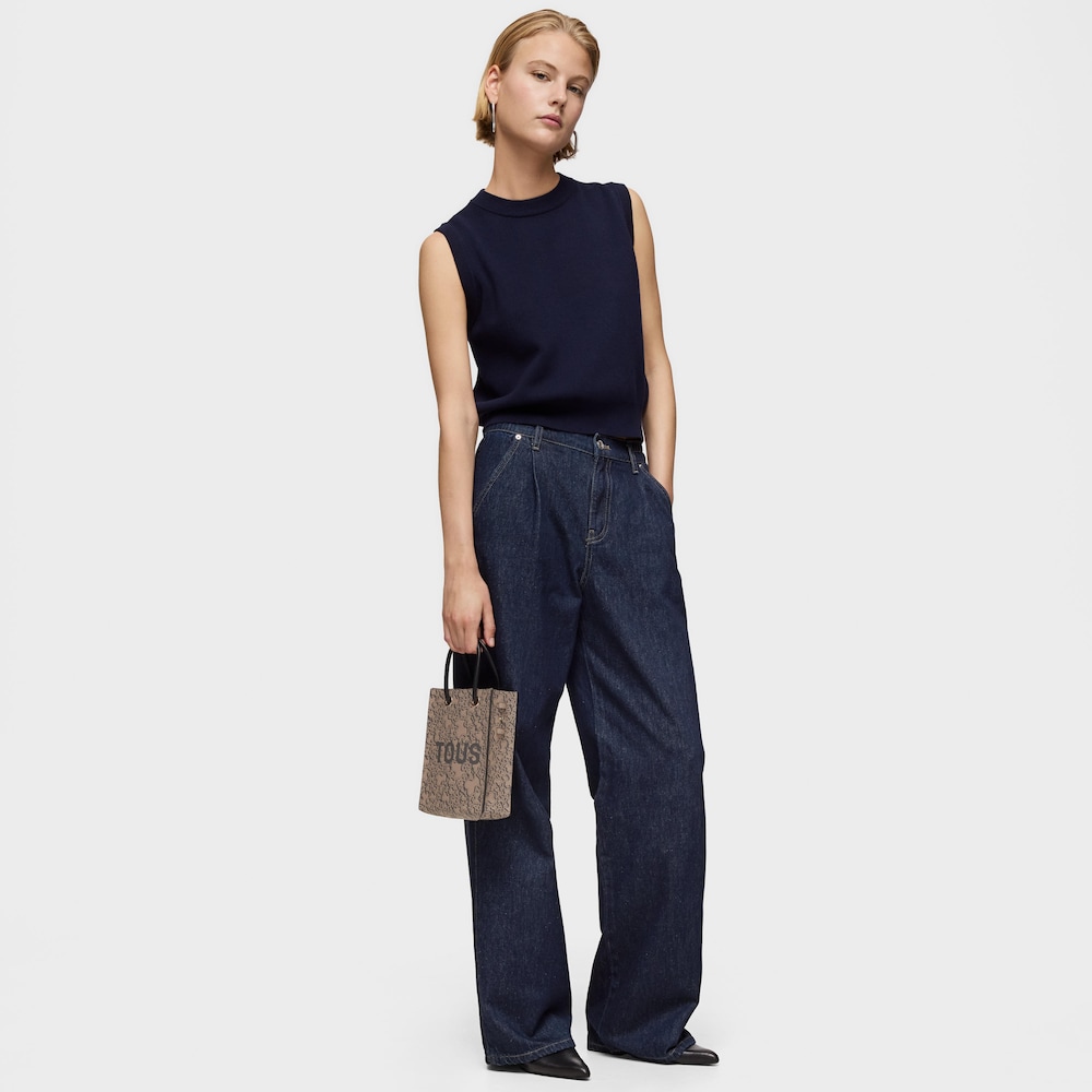 Taupe Pop Minibag Kaos Mini Evolution New