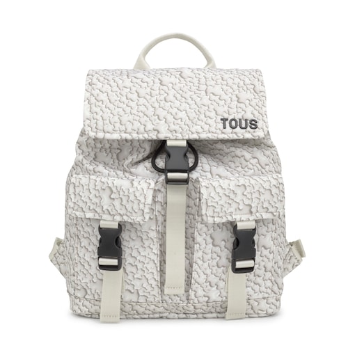 White Backpack Kaos Mini Puffy Soft image number 0