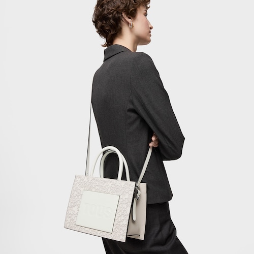 Shopper mediano Amaya gris claro Kaos Mini Evolution New