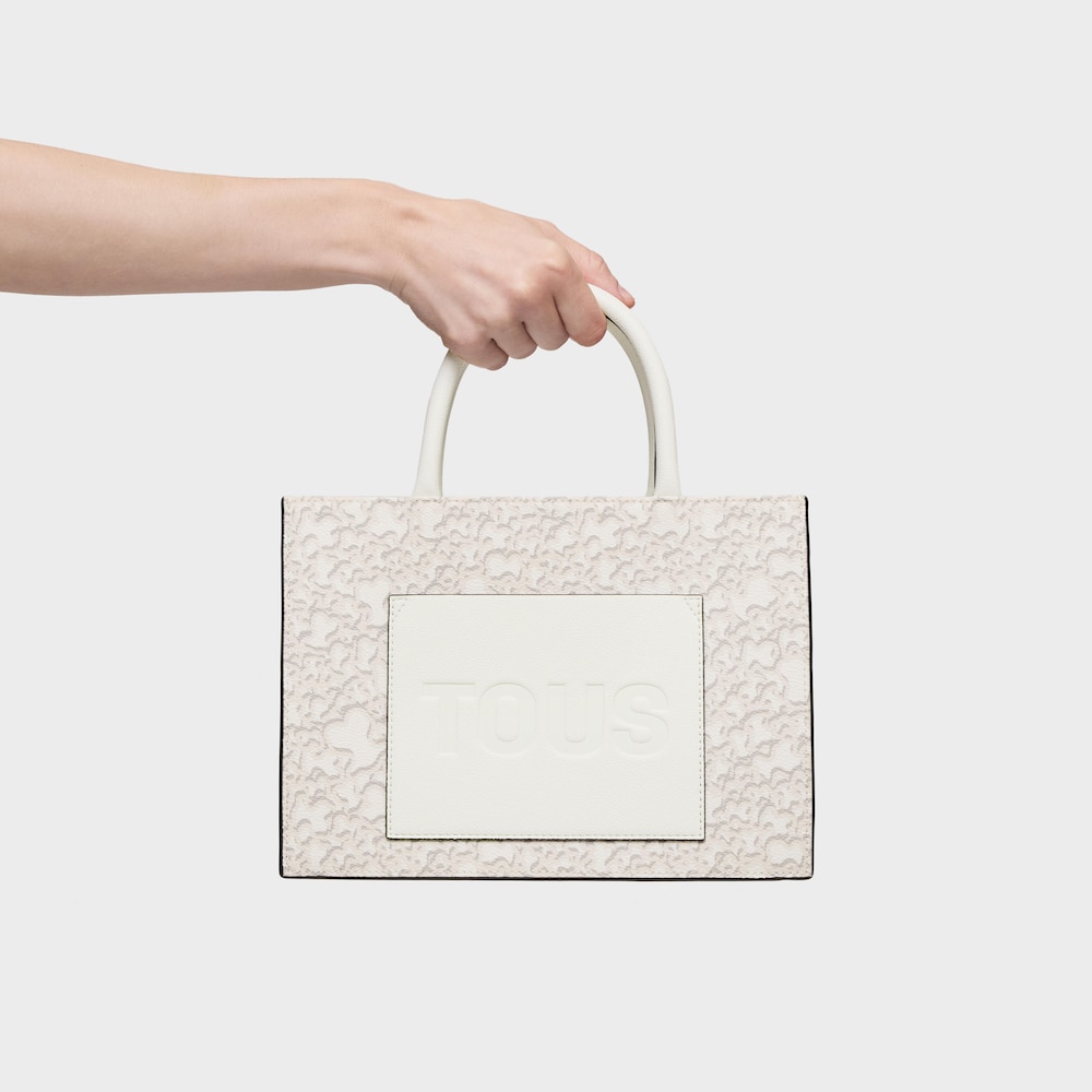 Shopper mediano Amaya gris claro Kaos Mini Evolution New image number 5
