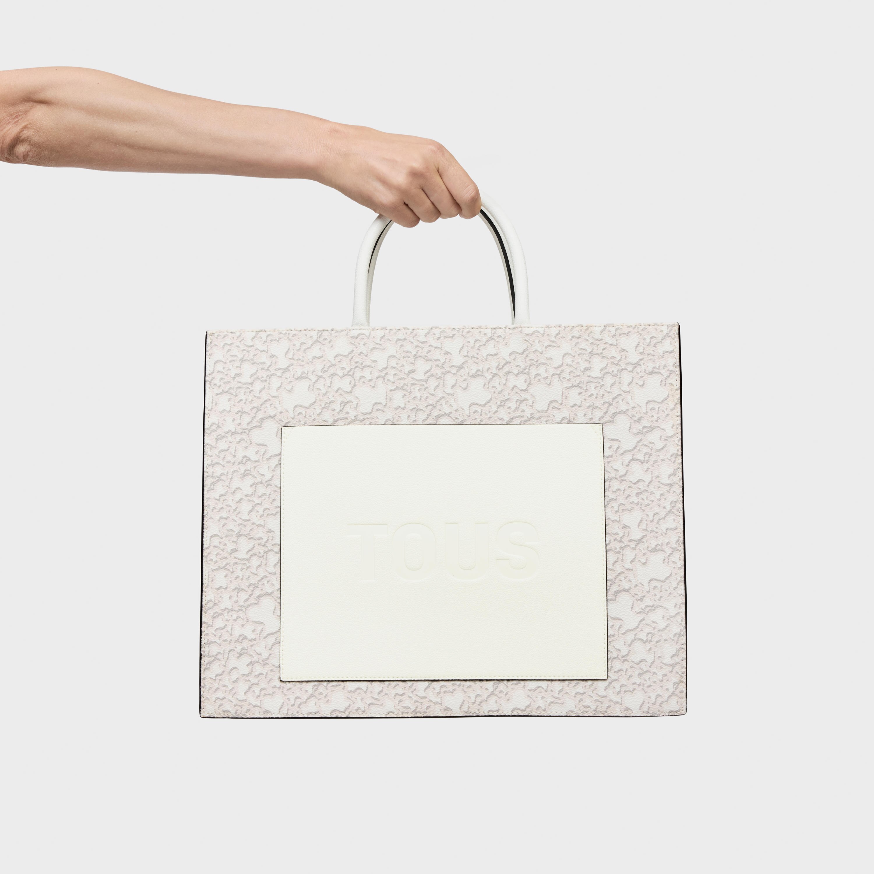 Large light gray Amaya Shopping bag Kaos Mini Evolution New